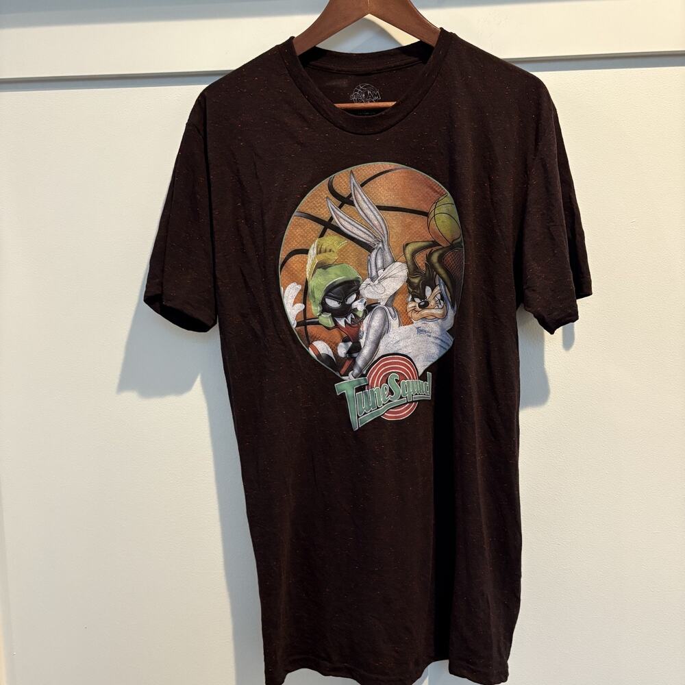 Space Jam Tune Squad Shirt Mens Large Bugs‎ Bunny Marvin Tasmanian Devil Graphic